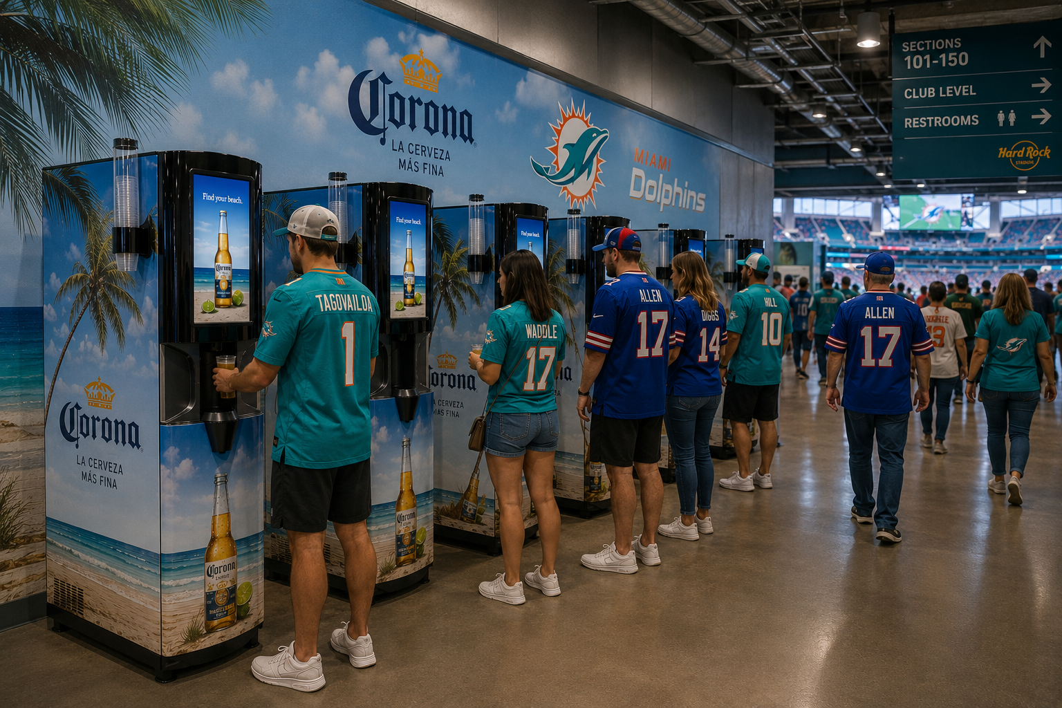 Branded activation with Sylf dispenser at a hospitality venue